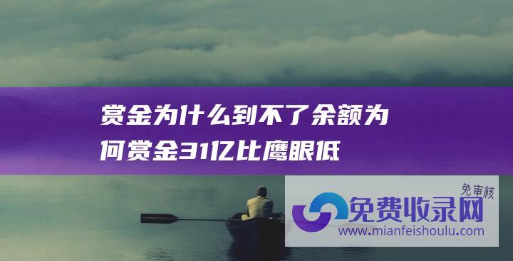 赏金为什么到不了余额 (为何赏金31亿比鹰眼低-既然认定巴基是四皇-海贼王1086集)