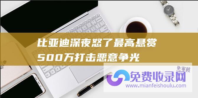 比亚迪深夜怒了最高悬赏500万打击恶意争光