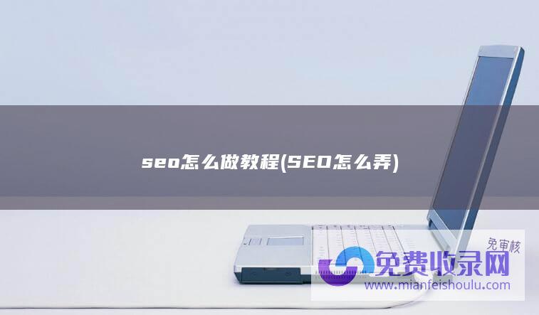 seo怎么做教程 (SEO 怎么弄)