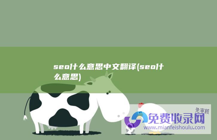 seo什么意思中文翻译 (seo什么意思)