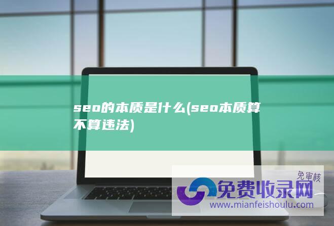 seo的本质是什么 (seo本质算不算违法)