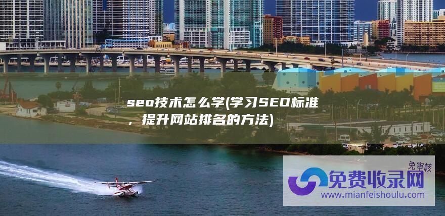 seo技术怎么学 (学习SEO标准，提升网站排名的方法)