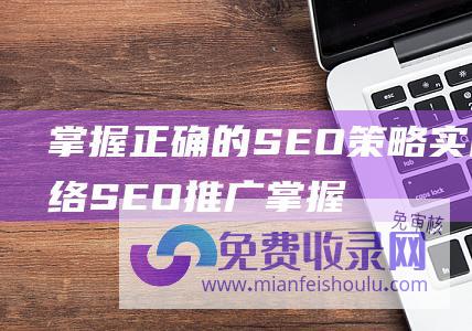 掌握正确的SEO策略实战网络SEO推广掌握