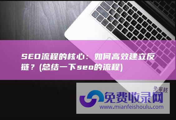 SEO流程的核心：如何高效建立反链？ (总结一下seo的流程)