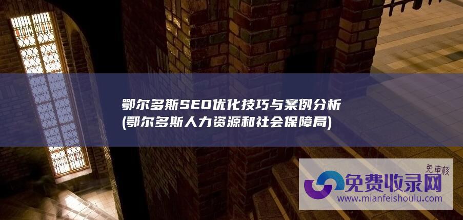 鄂尔多斯SEO优化技巧与案例分析 (鄂尔多斯人力资源和社会保障局)