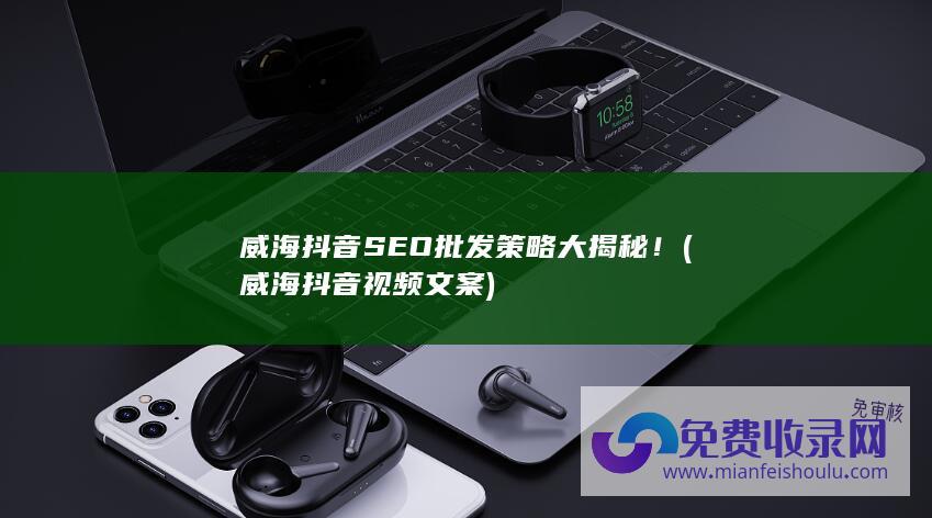 威海抖音SEO批发策略大揭秘！