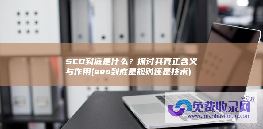 SEO到底是什么？探讨其真正含义与作用 (seo到底是规则还是技术)