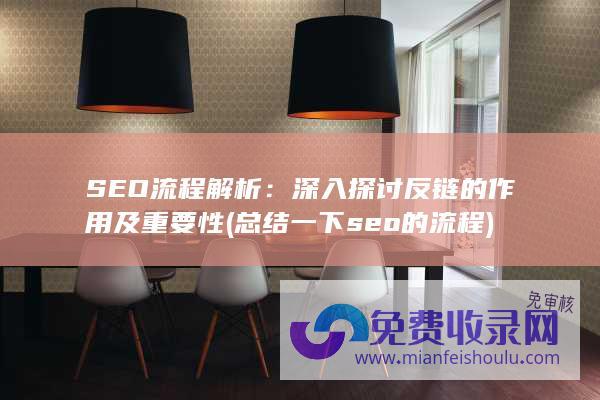 SEO流程解析：深入探讨反链的作用及重要性 (总结一下seo的流程)