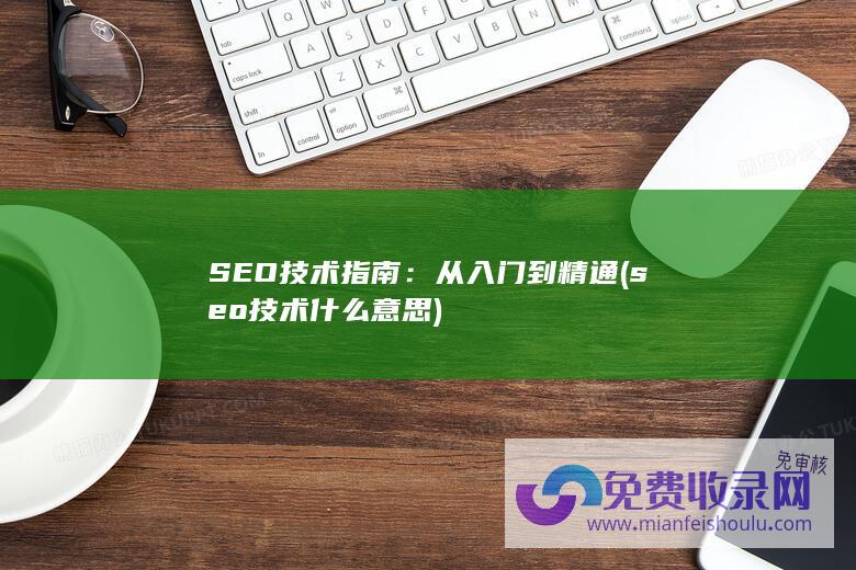 SEO技术指南：从入门到精通 (seo技术什么意思)