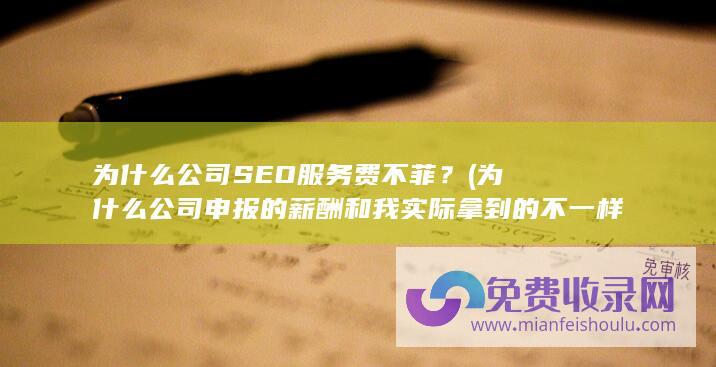 为什么公司SEO服务费不菲？ (为什么公司申报的薪酬和我实际拿到的不一样)