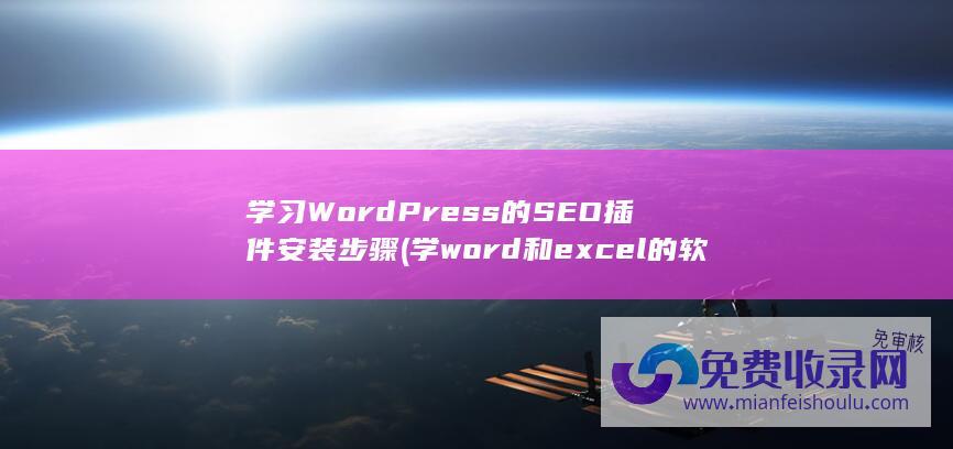 学习WordPress的SEO插件安装步骤 (学word和excel的软件)