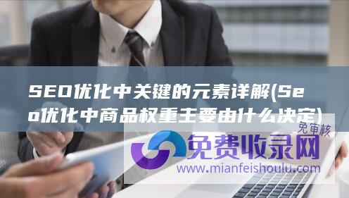 SEO优化中关键的元素详解 (Seo优化中商品权重主要由什么决定)