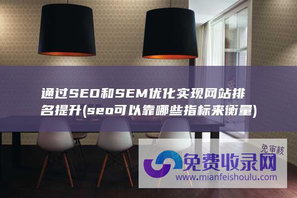 通过SEO和SEM优化实现网站排名提升 (seo可以靠哪些指标来衡量)