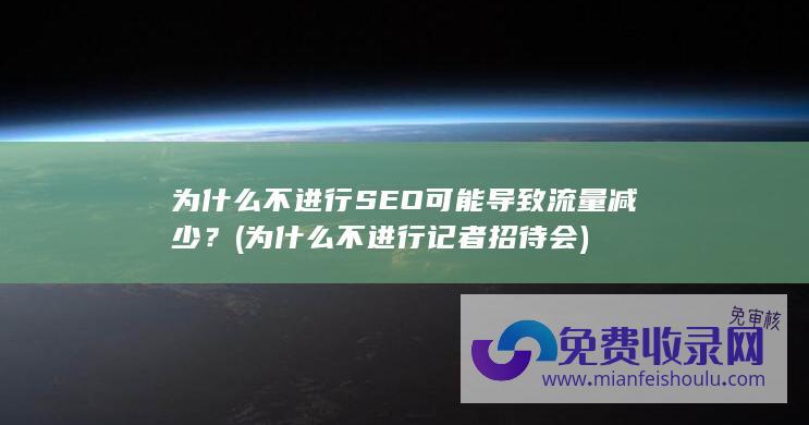 为不进行SEO可能导致流量减少