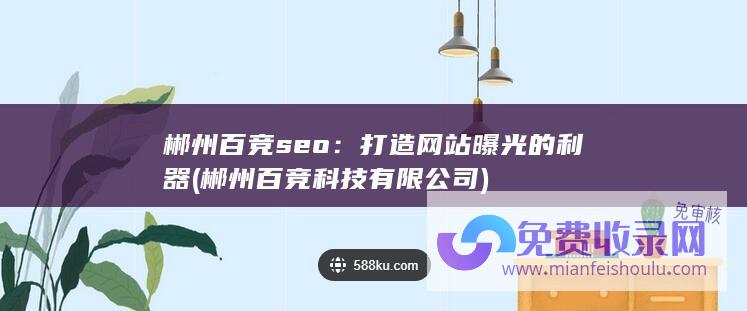 郴州百竞seo：打造网站曝光的利器 (郴州百竞科技有限公司)