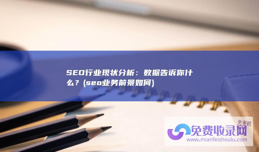 SEO行业现状分析：数据告诉你什么？ (seo业务前景如何)