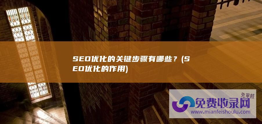 SEO优化的关键步骤有哪些？ (SEO优化的作用)