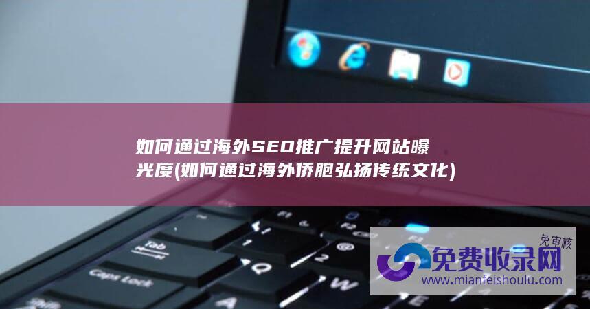 如何通过海外SEO推广提升网站曝光度 (如何通过海外侨胞弘扬传统文化)