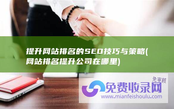 提升网站排名的SEO技巧与策略 (网站排名提升公司在哪里)