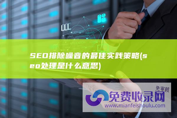 seo处理是什么意思