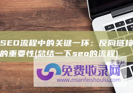 SEO流程中的一环