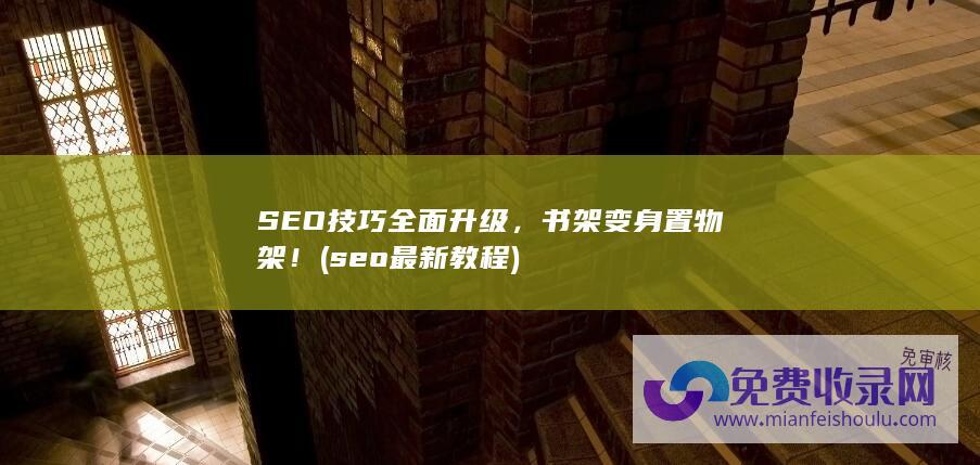 SEO技巧全面升级，书架变身置物架！ (seo最新教程)