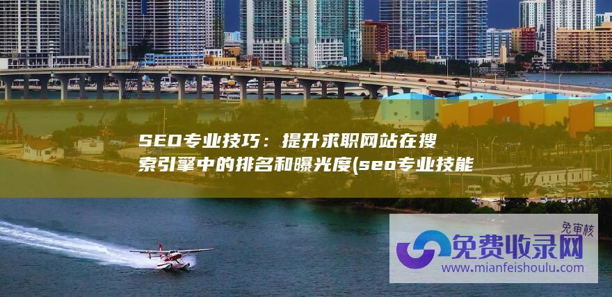 SEO 专业技巧：提升求职网站在搜索引擎中的排名和曝光度 (seo专业技能)