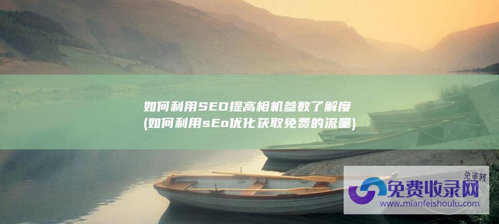 如何利用SEO提高相机参数了解度 (如何利用sEo优化获取免费的流量)