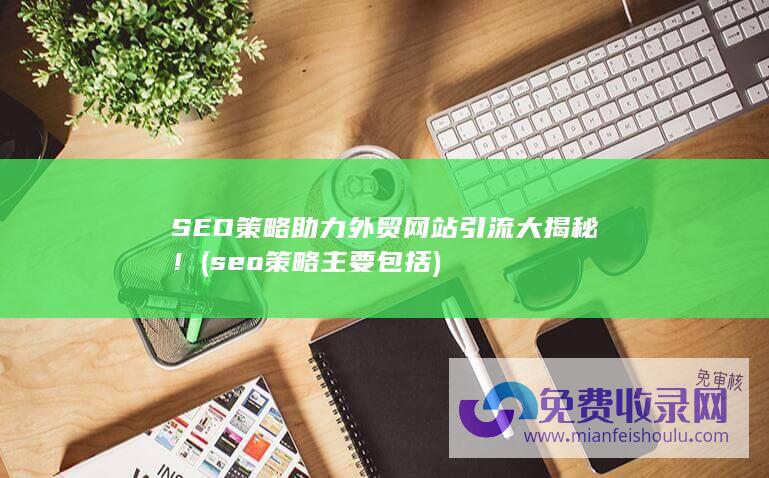 SEO策略助力外贸网站引流大揭秘！ (seo策略主要包括)