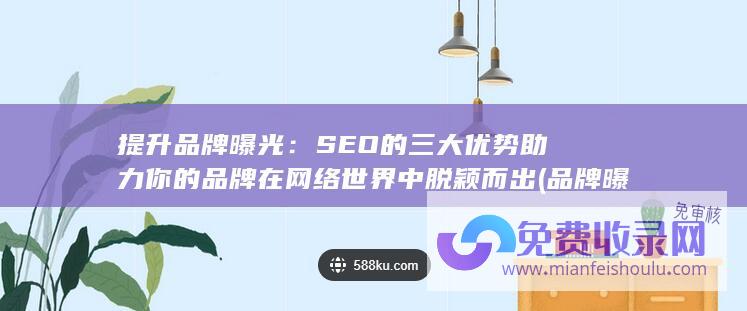 SEO的三大优势助力你的品牌在网络世界中脱颖而出