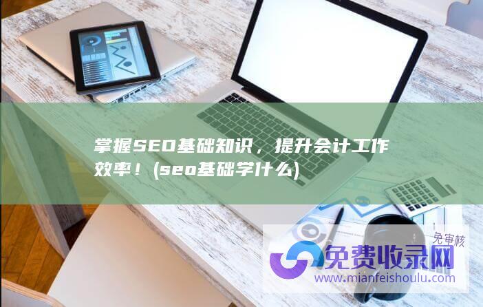 掌握SEO基础知识，提升会计工作效率！ (seo基础学什么)