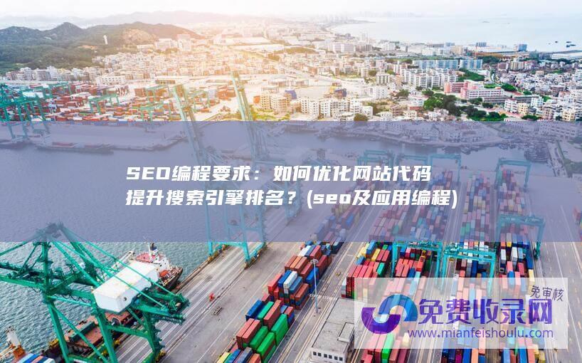 SEO编程要求：如何优化网站代码提升搜索引擎排名？ (seo及应用编程)