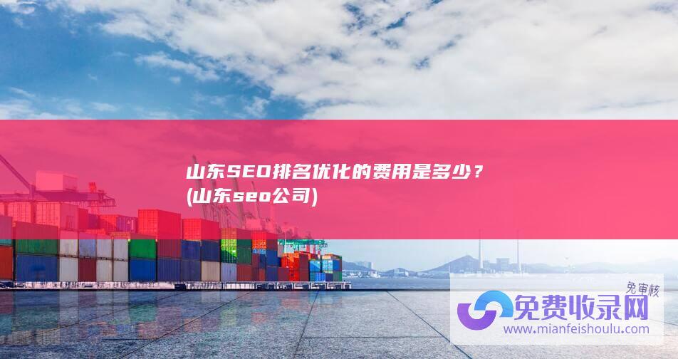 山东SEO排名优化的费用是多少？ (山东seo公司)