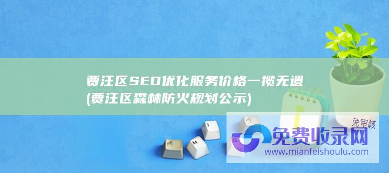 贾汪区SEO优化服务价格一揽无遗 (贾汪区森林防火规划公示)