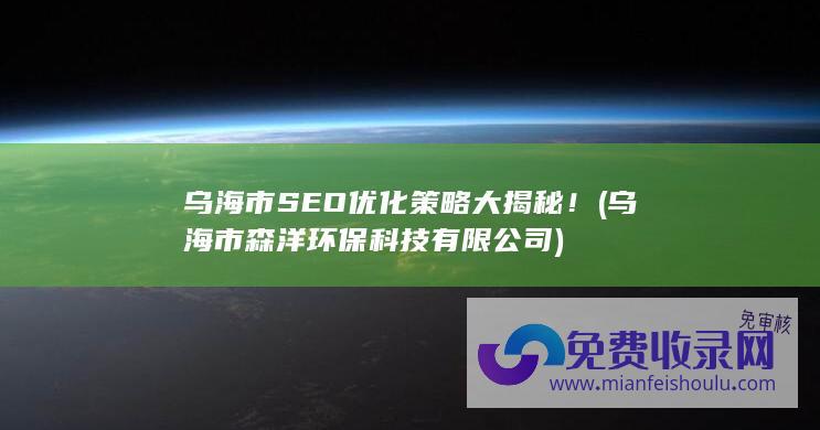 乌海市SEO优化策略大揭秘！ (乌海市森洋环保科技有限公司)