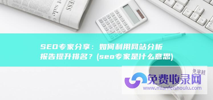 SEO专家分享：如何利用网站分析报告提升排名？(seo专家是什么意思)