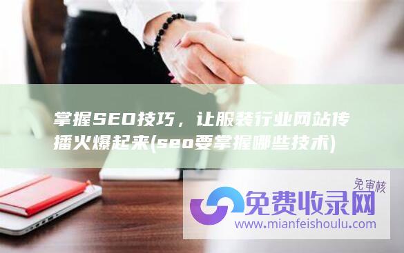 掌握SEO技巧，让服装行业网站传播火爆起来 (seo要掌握哪些技术)