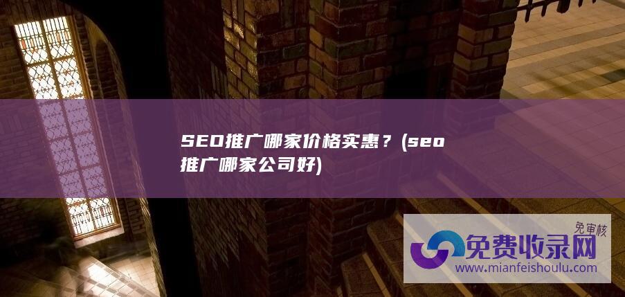 SEO推广哪家价格实惠？ (seo推广哪家公司好)