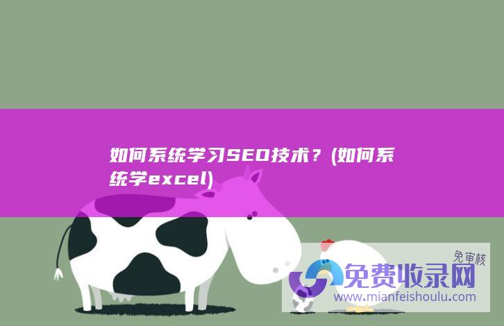 如何系统学习SEO技术？ (如何系统学excel)