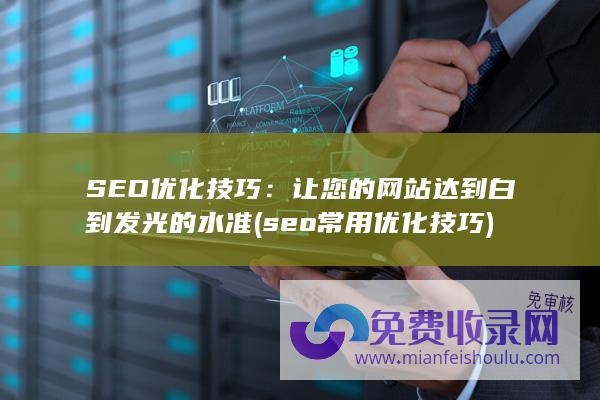 SEO优化技巧：让您的网站达到白到发光的水准 (seo常用优化技巧)