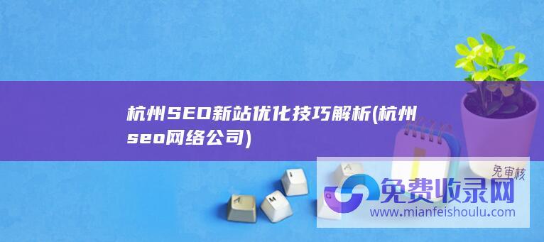 杭州SEO新站优化技巧解析 (杭州seo网络公司)