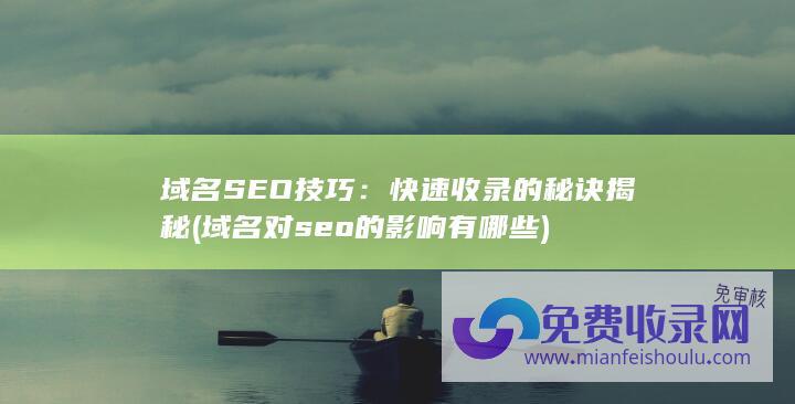 域名SEO技巧：快速收录的秘诀揭秘 (域名对seo的影响有哪些)