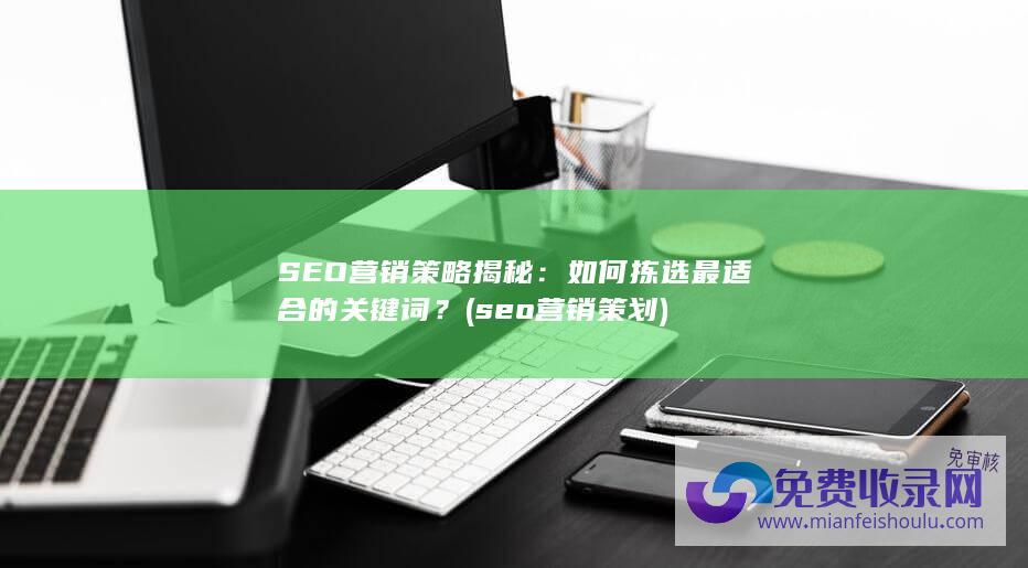 SEO营销策略揭秘：如何拣选最适合的关键词？ (seo营销策划)