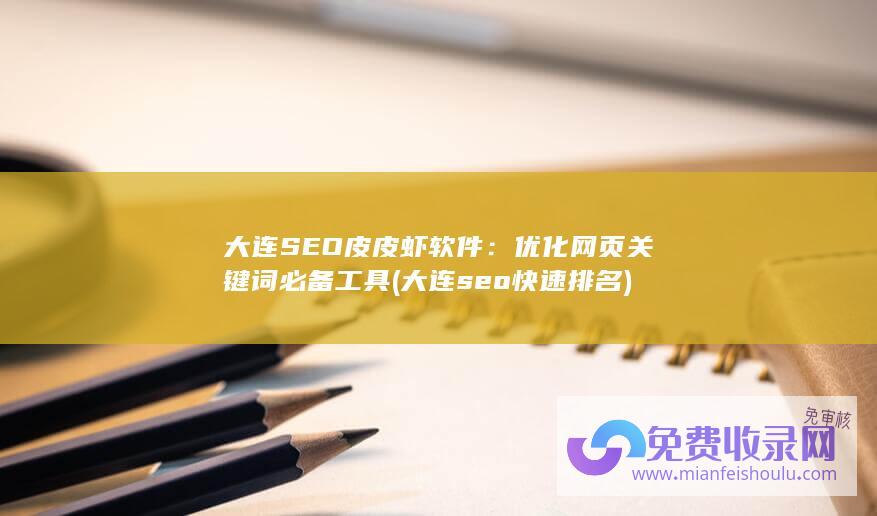 大连SEO皮皮虾软件：优化网页关键词必备工具 (大连seo快速排名)