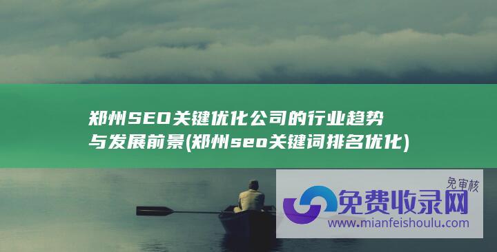 郑州SEO关键优化公司的行业趋势与发展前景