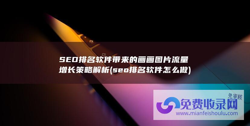 SEO排名软件带来的画画图片流量增长策略解析 (seo排名软件怎么做)