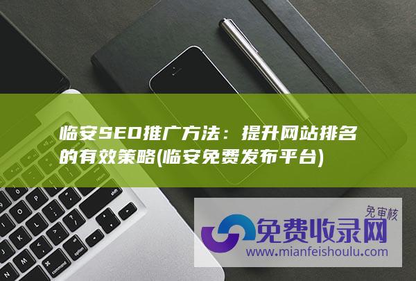 临安SEO推广方法：提升网站排名的有效策略 (临安免费发布平台)