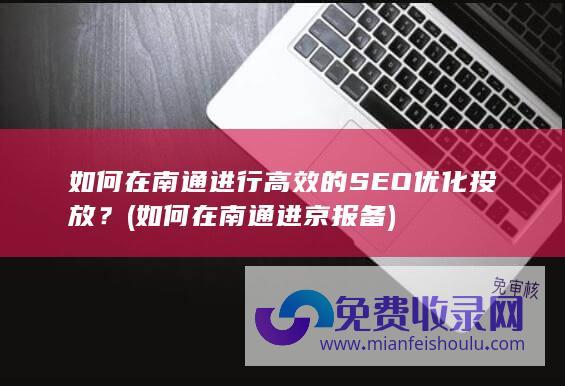 如何在南通进行高效的SEO优化投放？ (如何在南通进京报备)