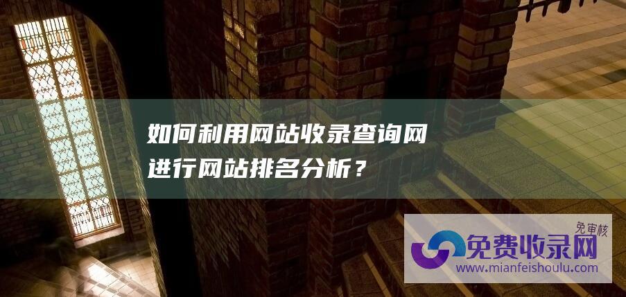 如何利用网站收录查询网进行网站排名分析？