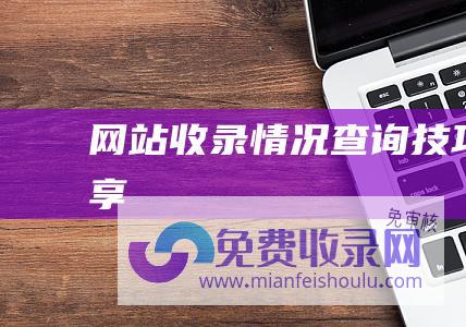 网站收录情况查询技巧分享